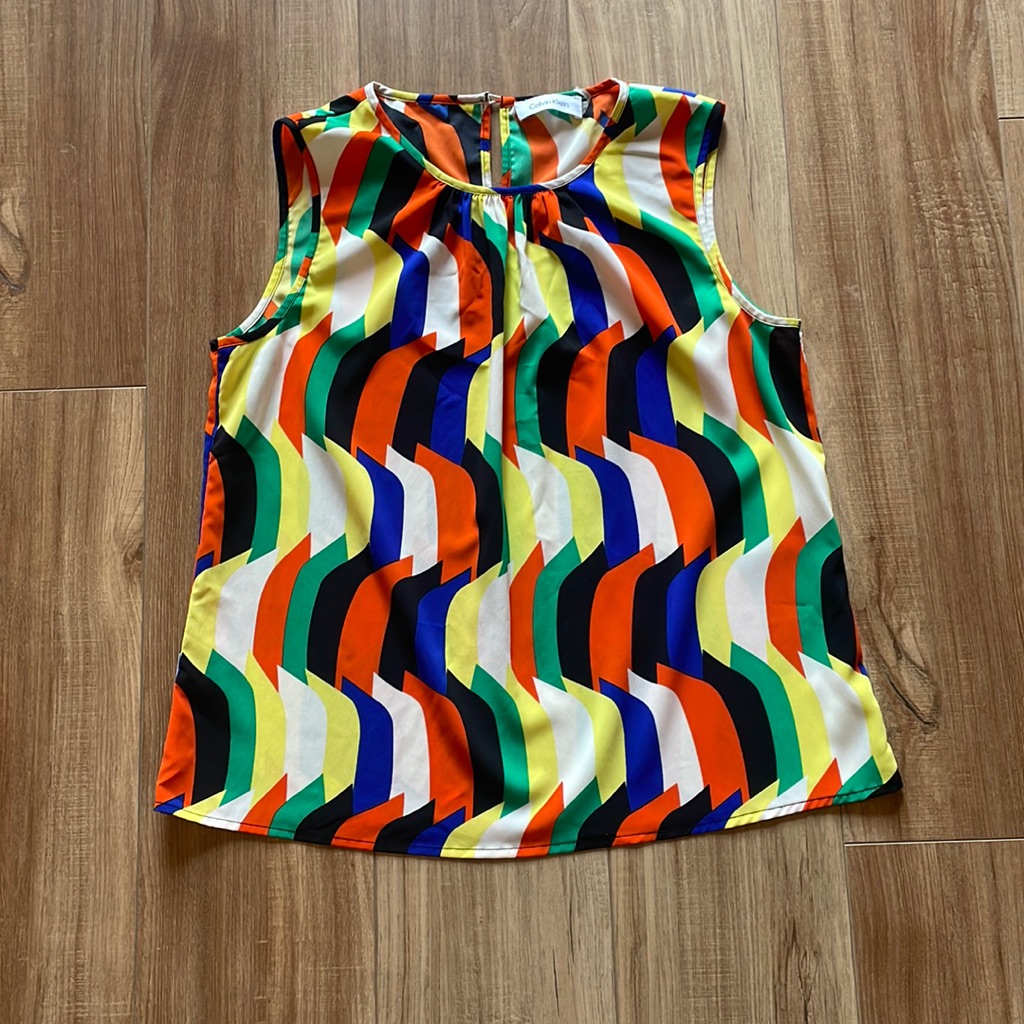 Calvin Klein Multi Colored Tank